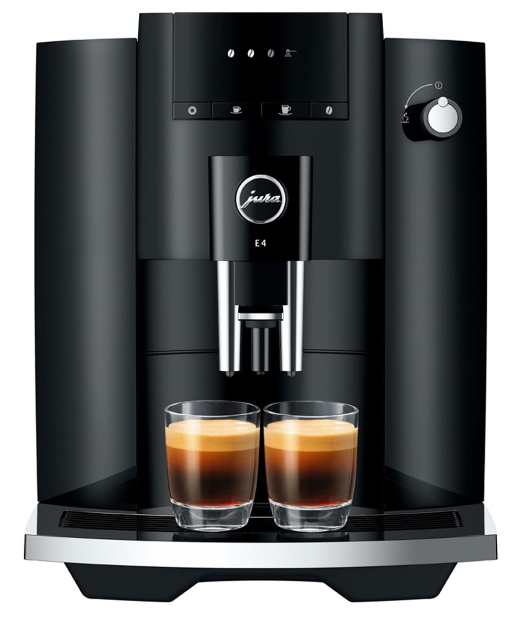 Jura E4 Piano Black Automatic Coffee and Espresso Machine