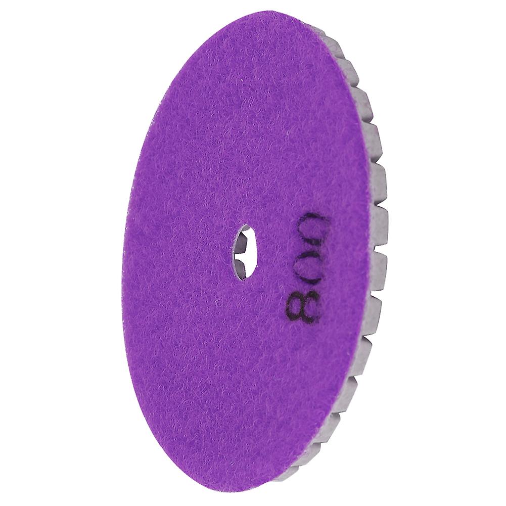 3inch Round Diamond Polishing Pad Granite Marble Grinding Disc Wet Polisher Tool (800#)