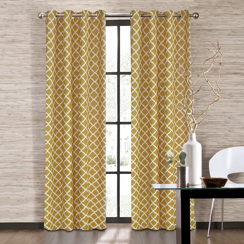 Colordrift 1-Panel Misha Window Curtain