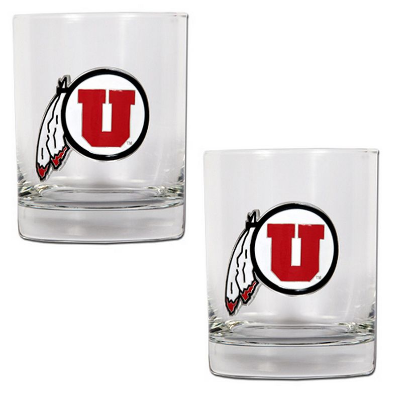 Utah Utes 2-pc. Rocks Glass Set