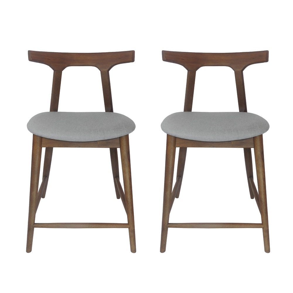 Mugo Upholstered 24.5 Inch Counter Stools by Christopher Knight Home