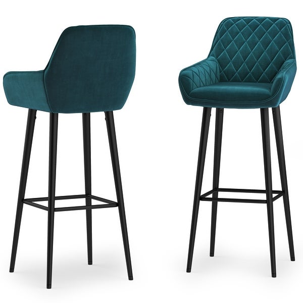 WYNDENHALL Whitefield Mid Century Modern Bar Stool (Set of 2) - 20.87