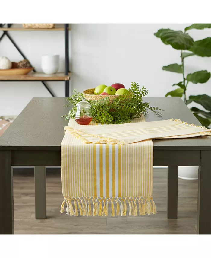 Design Imports Stripes Table Runner