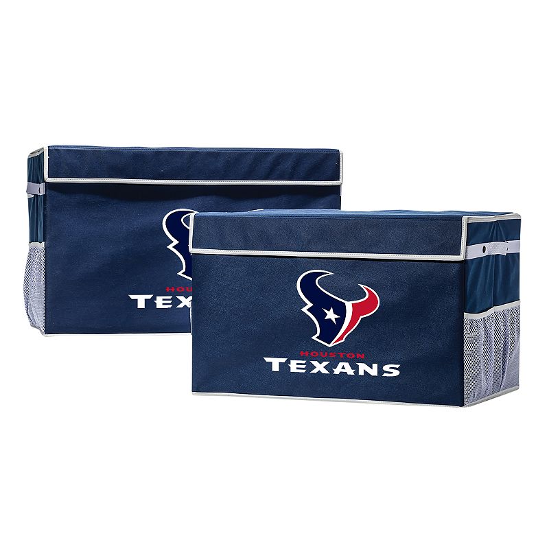 Franklin Sports Houston Texans Large Collapsible Footlocker Storage Bin