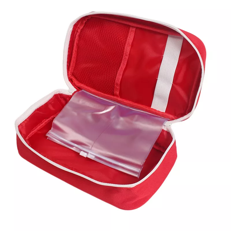 Outdoor Camping Hiking Medic First Aid Empty Kit Storage Bag Red