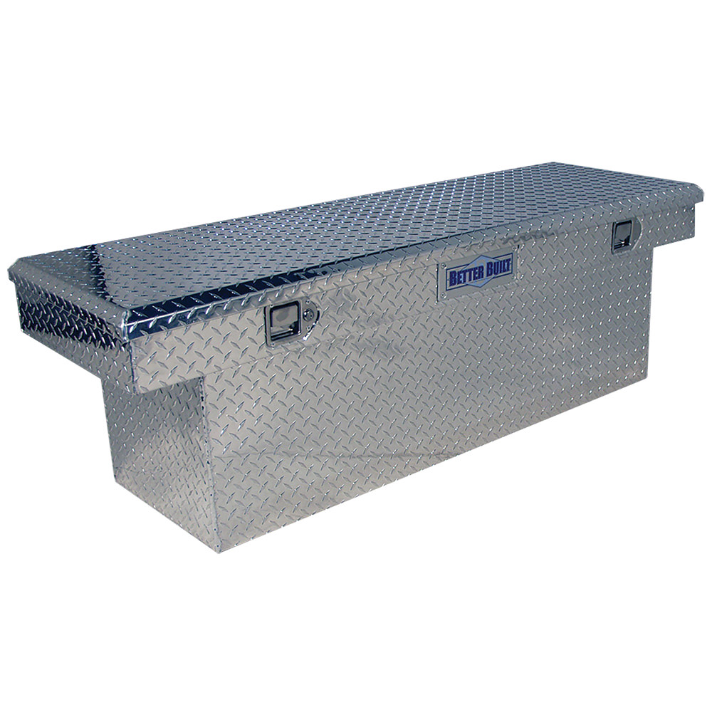 63 Crown Saddle Truck Tool Box， DEEP， BRITE