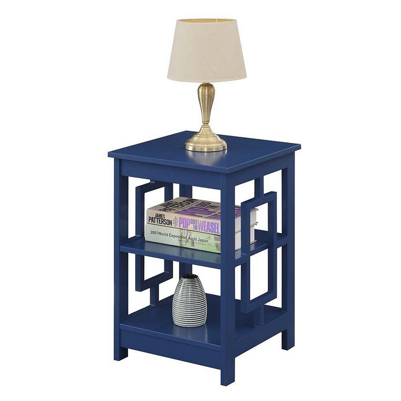 Convenience Concepts Town Square End Table with Shelves