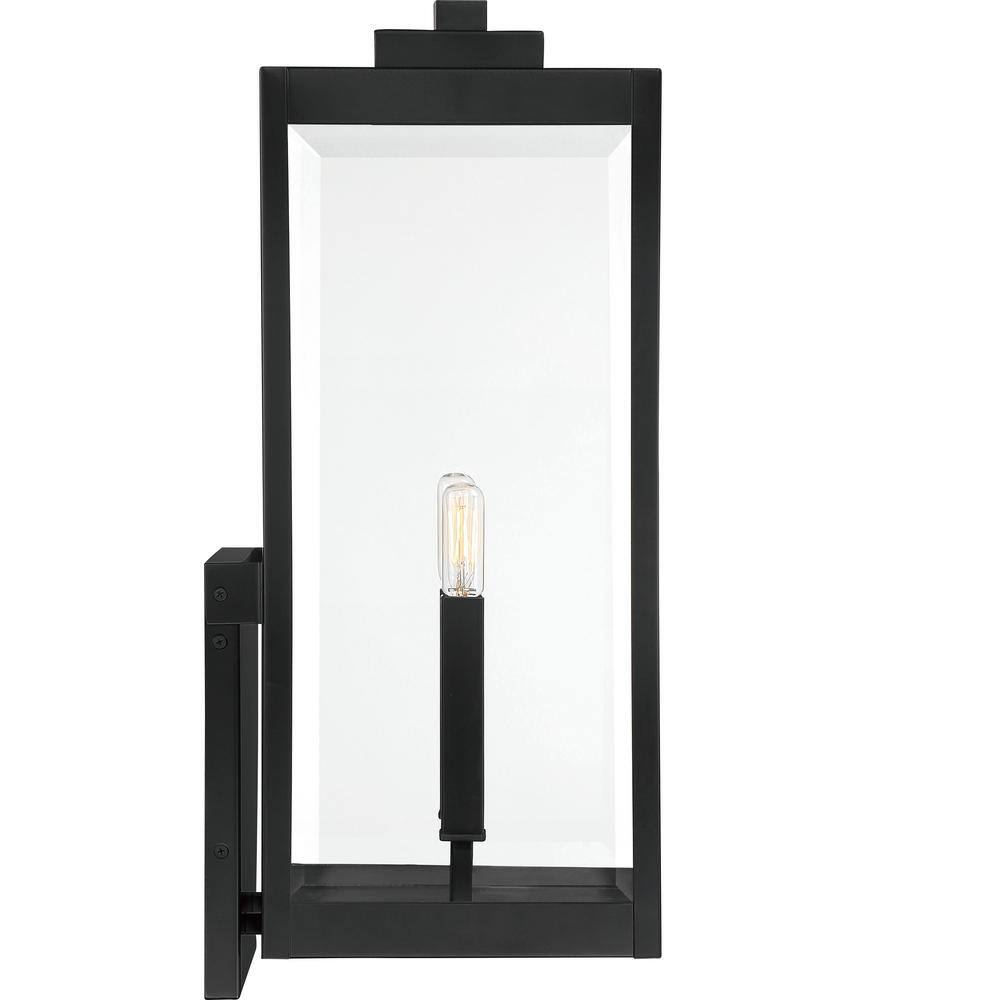 Quoizel Westover 2-Light Earth Black Outdoor Wall Lantern Sconce WVR8409EK