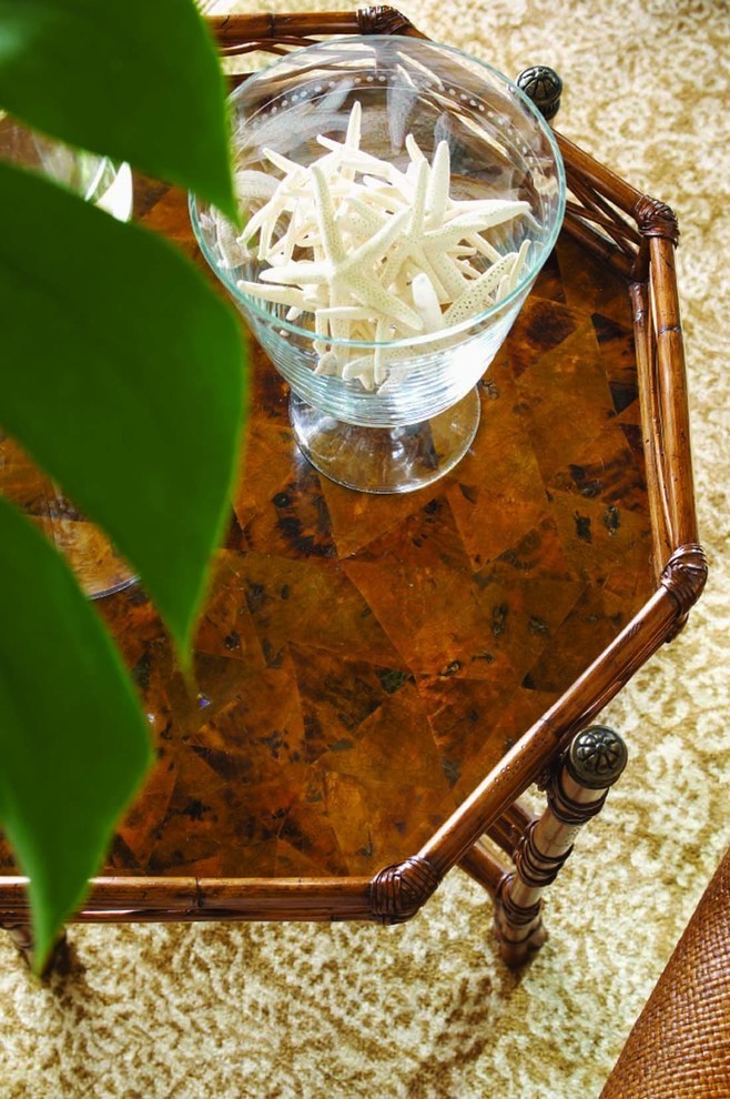 Tommy Bahama Island Estate Key Largo End Table   Tropical   Side Tables And End Tables   by Homesquare  Houzz