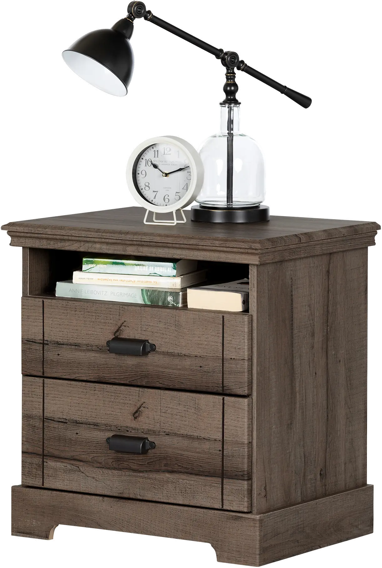 Classic Cottage Oak Brown Nightstand - South Shore