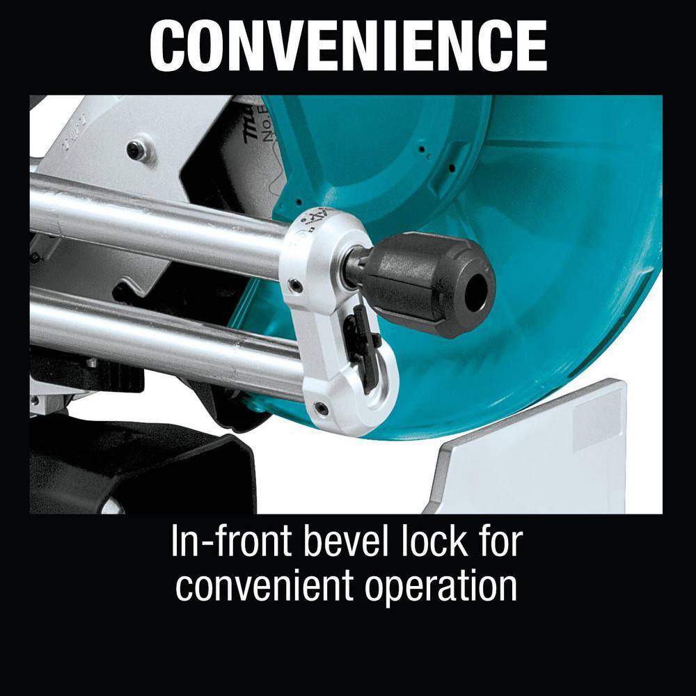 Makita 15 Amp 12 in. Dual-Bevel Sliding Compound Miter Saw with Laser LS1219L