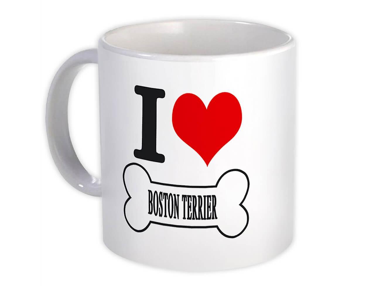 Gift Mug: I Love Boston Terrier Pet