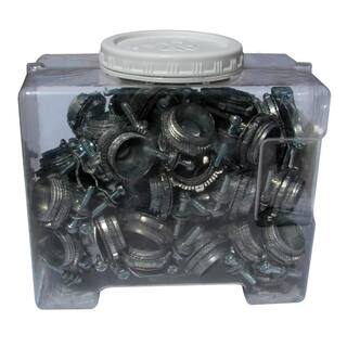 Halex 34 in. Non-Metallic (NM) Clamp Connectors (50-Pack) 05107B