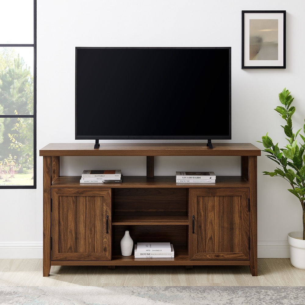 Middlebrook 58 inch Groove Door Highboy TV Stand