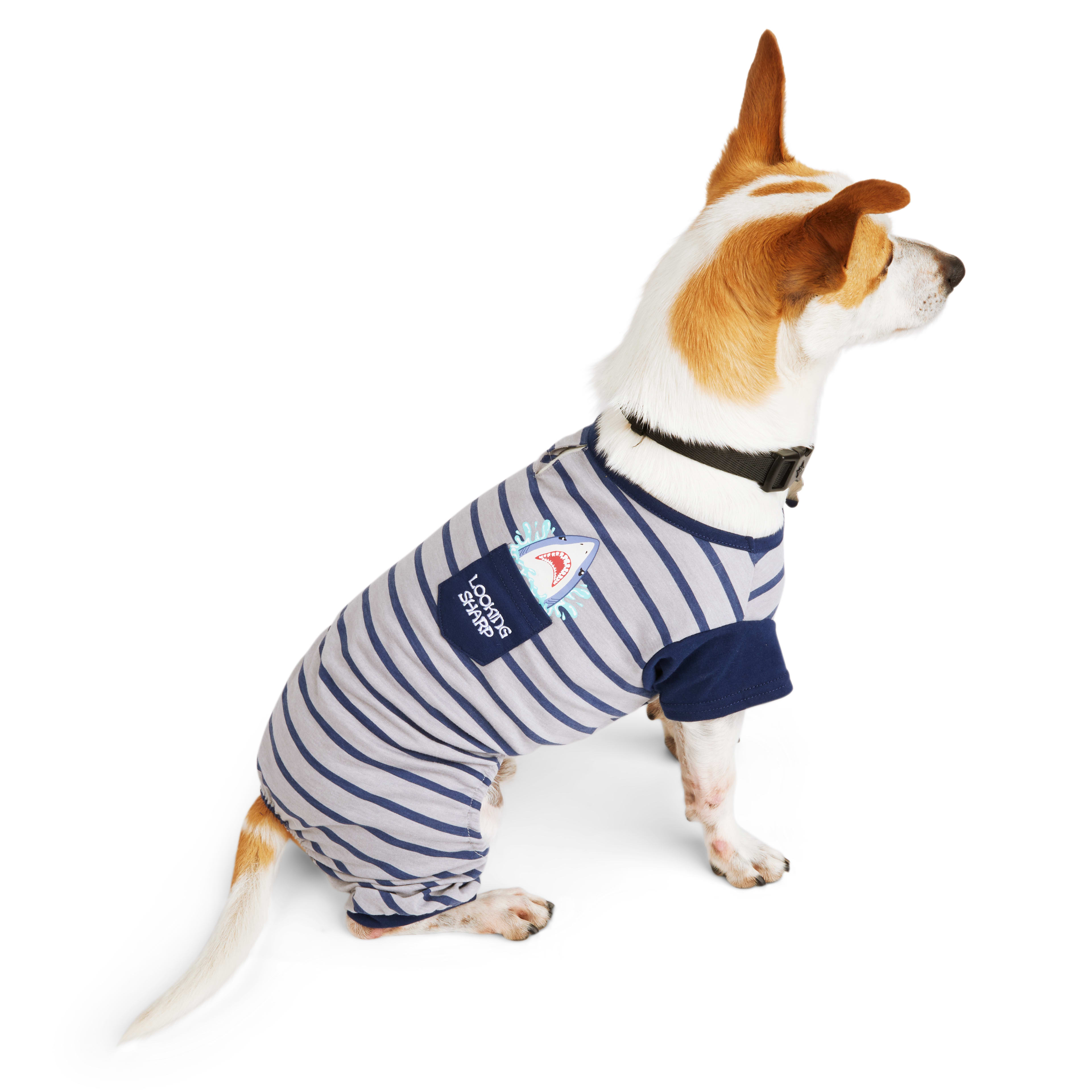 YOULY Shark Dog Pajama， Medium