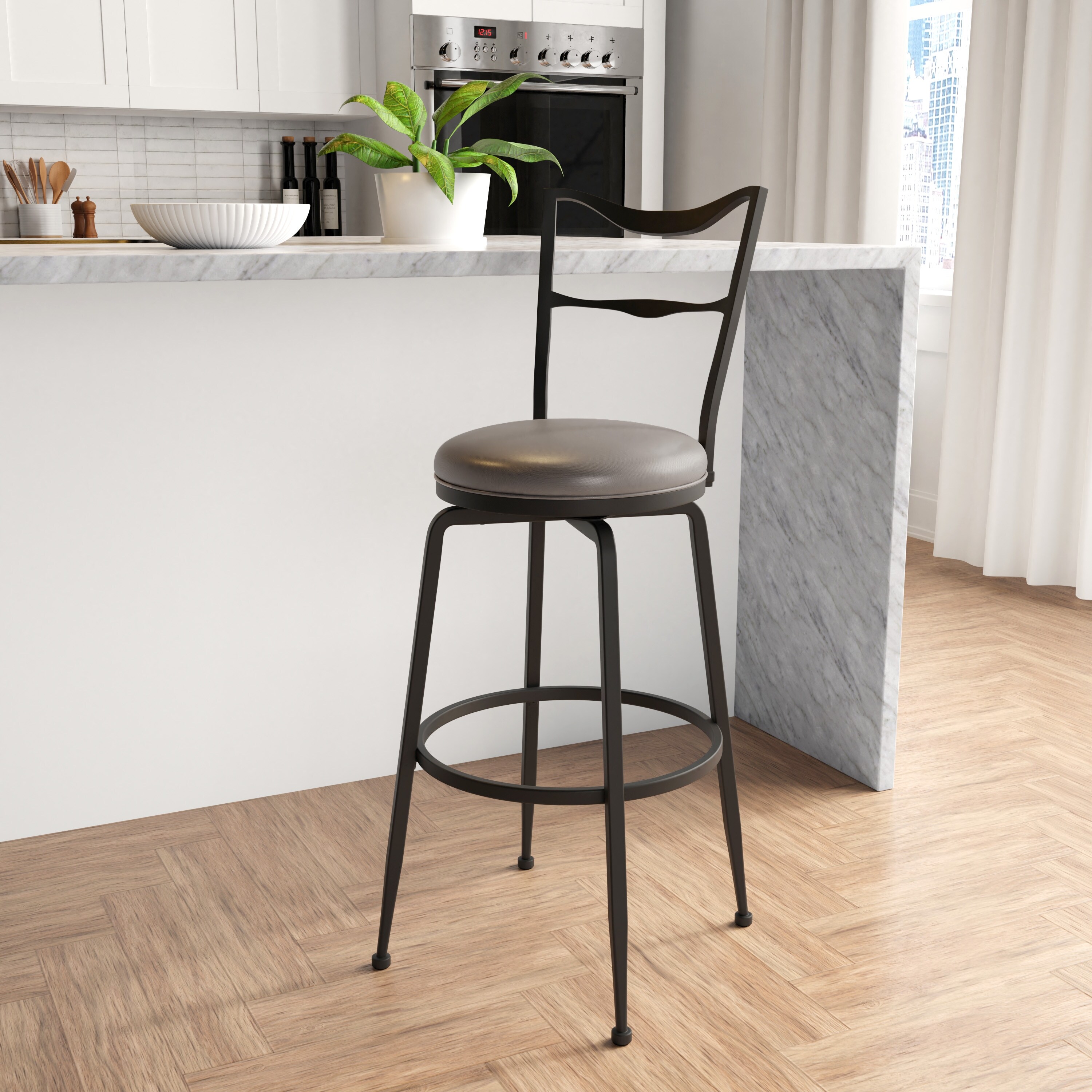 Hillsdale Furniture Larimore Metal Swivel Stool