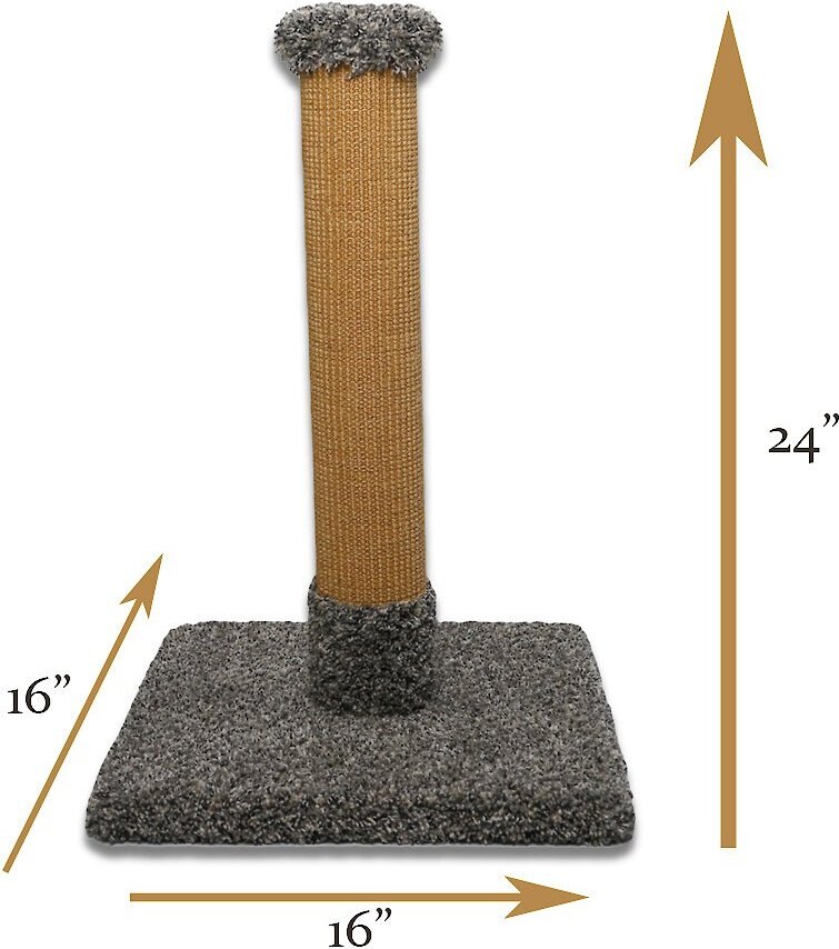 Royal Cat Boutique 24-in Sisal Cat Scratching Post， Neutral