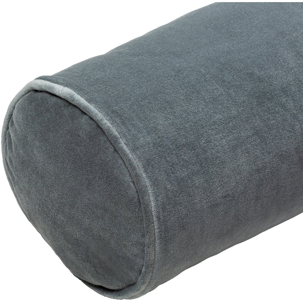 Annette Cotton Velvet Bolster Pillow