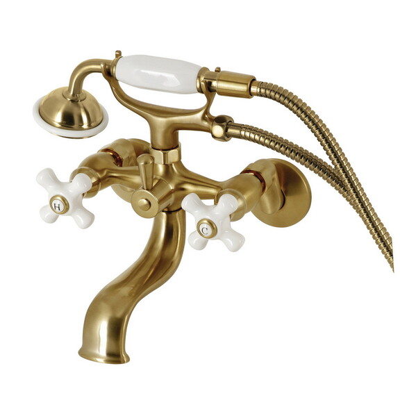 Kingston Brass KS225PXSB Kingston Tub Wall Mount C...