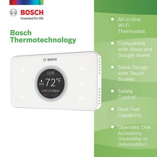 Bosch BCC50 Connected Control Smart 7-Day Programmable Thermostat 8733952994