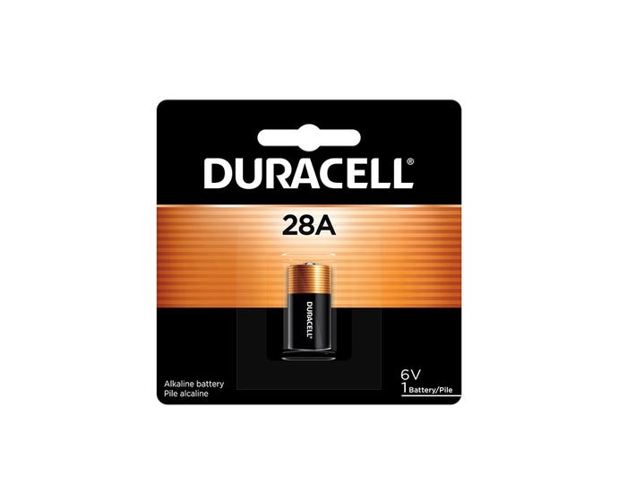 Duracell 28A 6V Specialty Alkaline Battery， 1 Pack