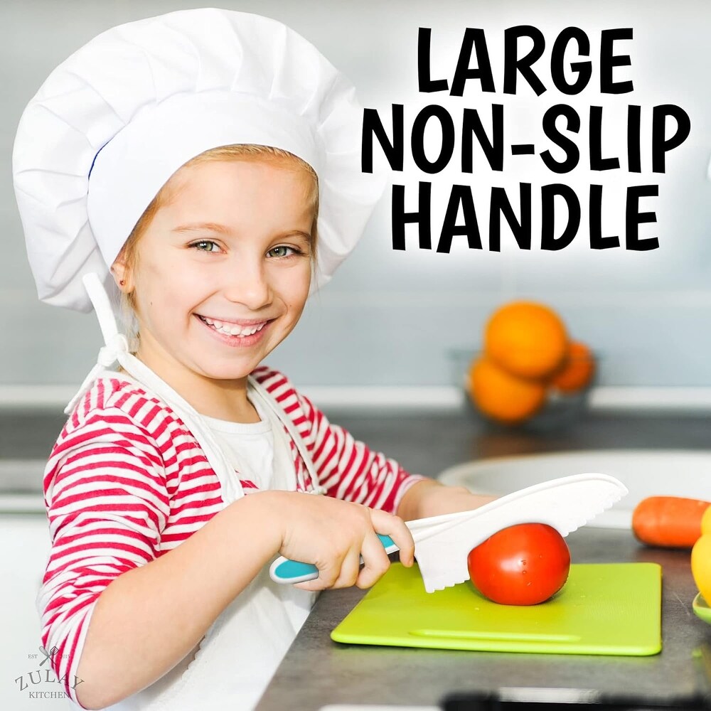 Zulay Kitchen Kids Knife Set for Cooking and Cutting
