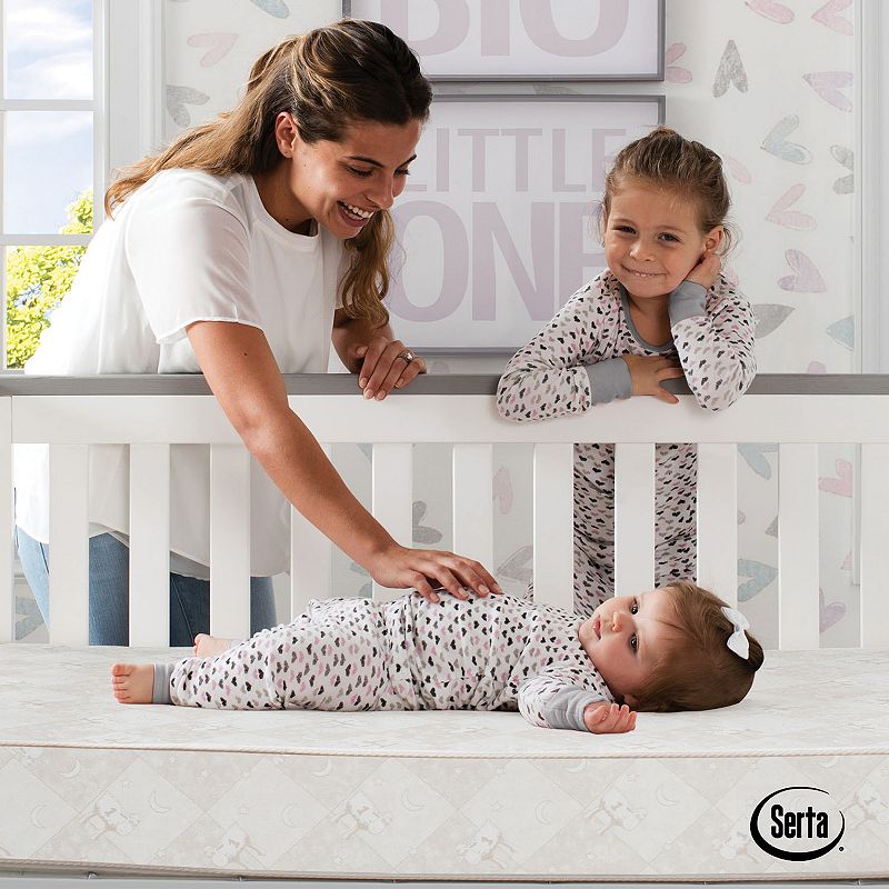 Simmons Kids Serta Tranquility Eco Firm Crib and Toddler Mattress