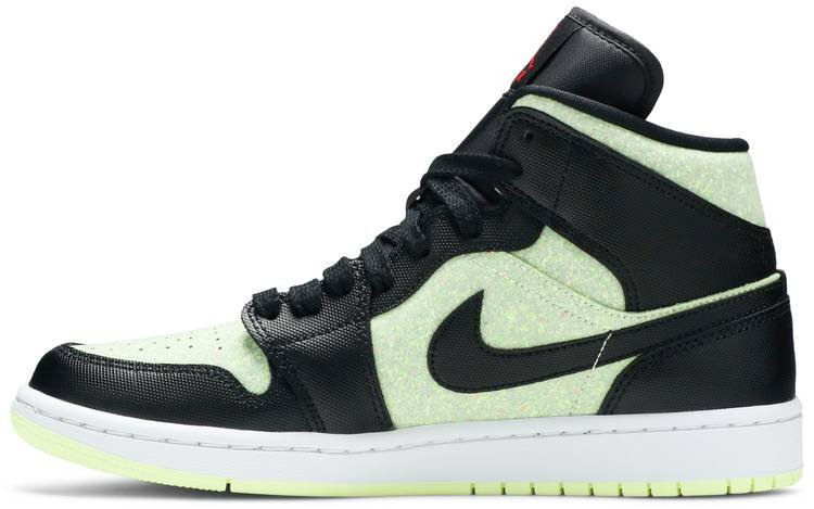 Wmns Air Jordan 1 Mid SE 'Black Barely Volt' CV5276-003