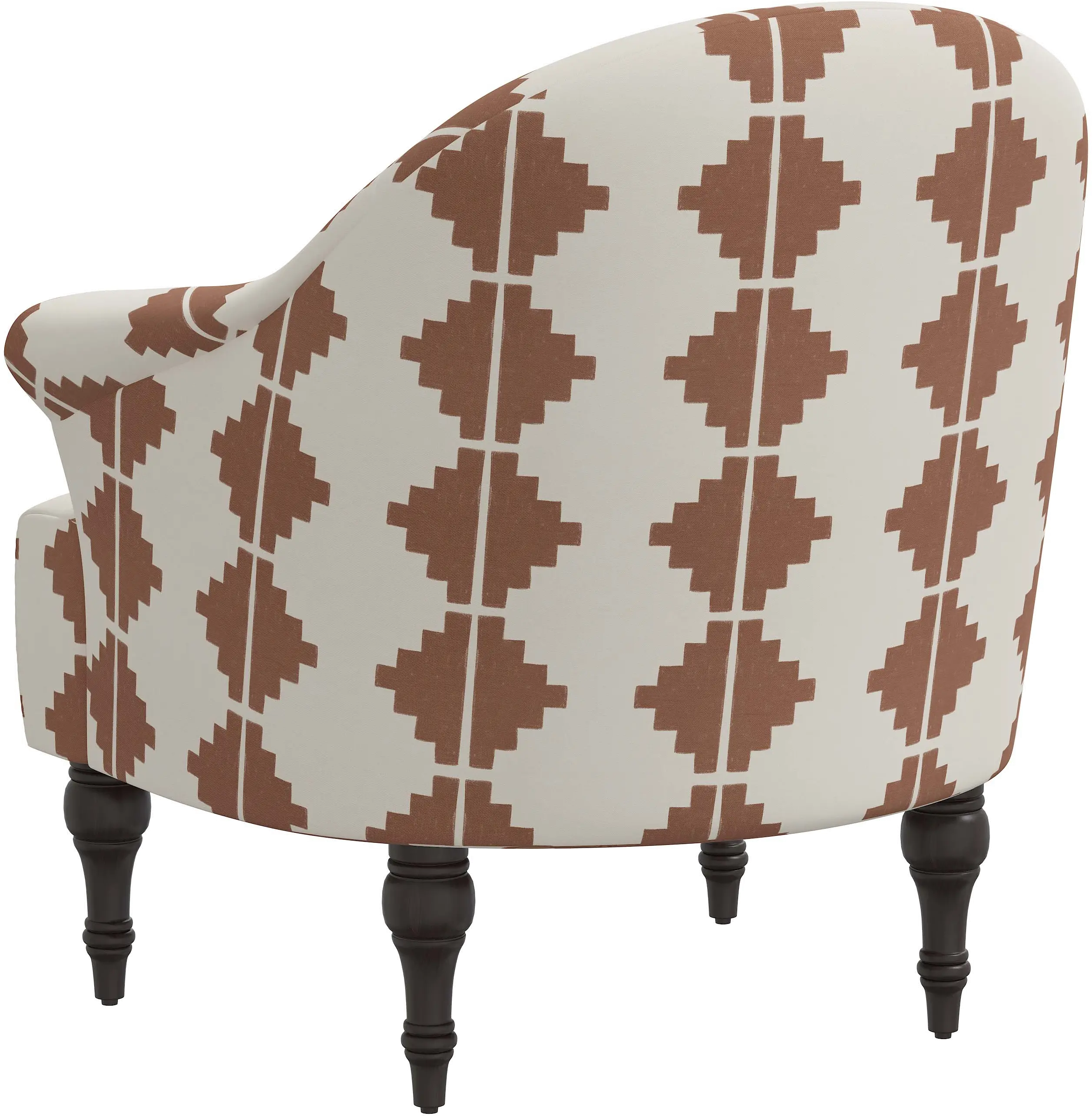 Lila Terracotta Aztec Accent Chair - Skyline Furniture