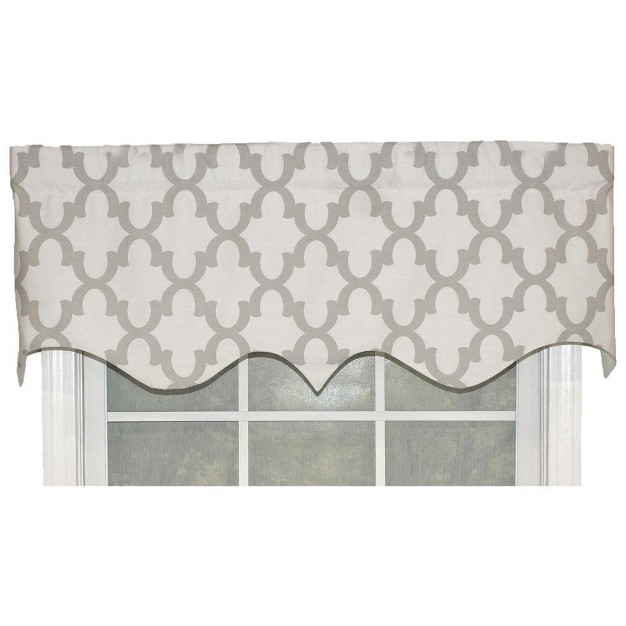 Rod Pocket Valance 50 quot X 17 quot Gray By Rlf Home