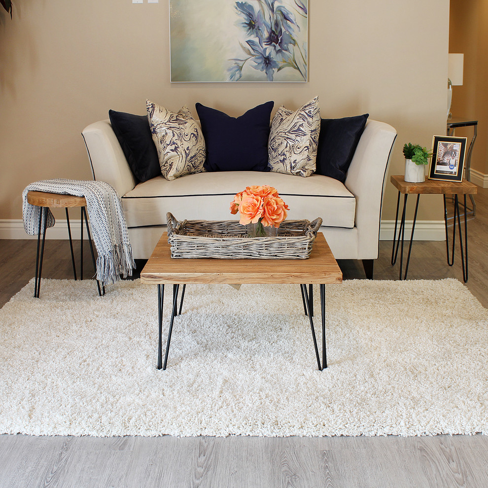 Rustic Old Elm Wood Coffee Table   Industrial   Coffee Tables   by Welland  Houzz