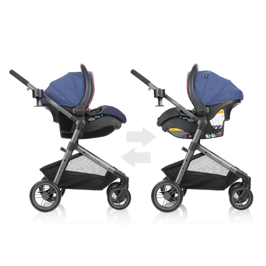 Pivot Vizor Travel System with LiteMax Infant Car Seat