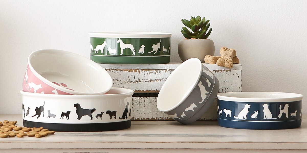 Bone Dry Show Set Dog Bowl