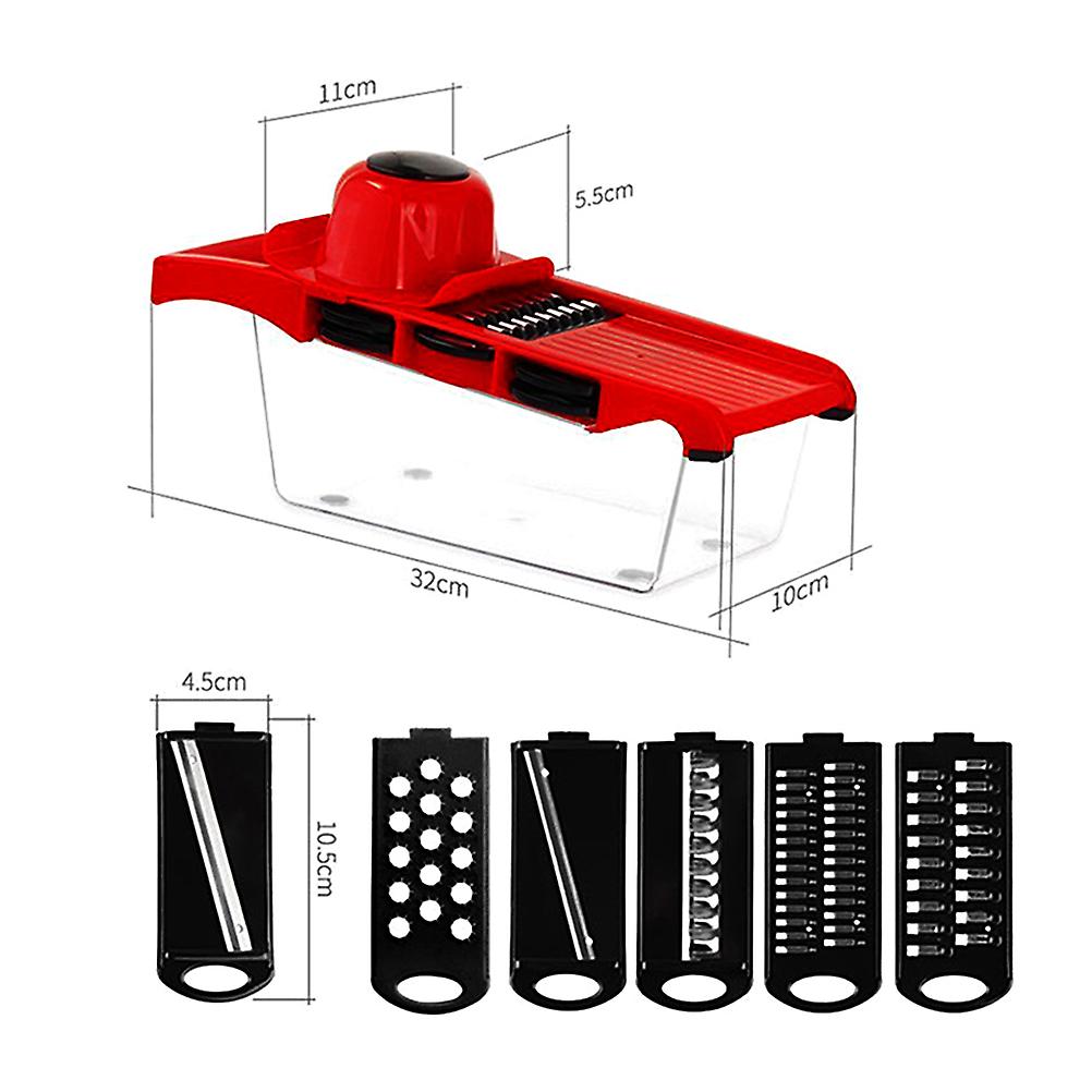 Multi Functional Vegetable Slicing Tool with Vegetable Cutter Carrot Grinder Cheese Grater Manual Kitchen Accessories Tool