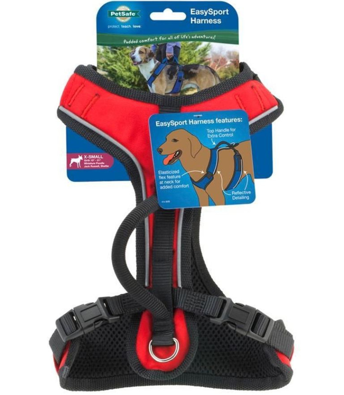 Petsafe Easysport Dog Harness， Extra Small， Red