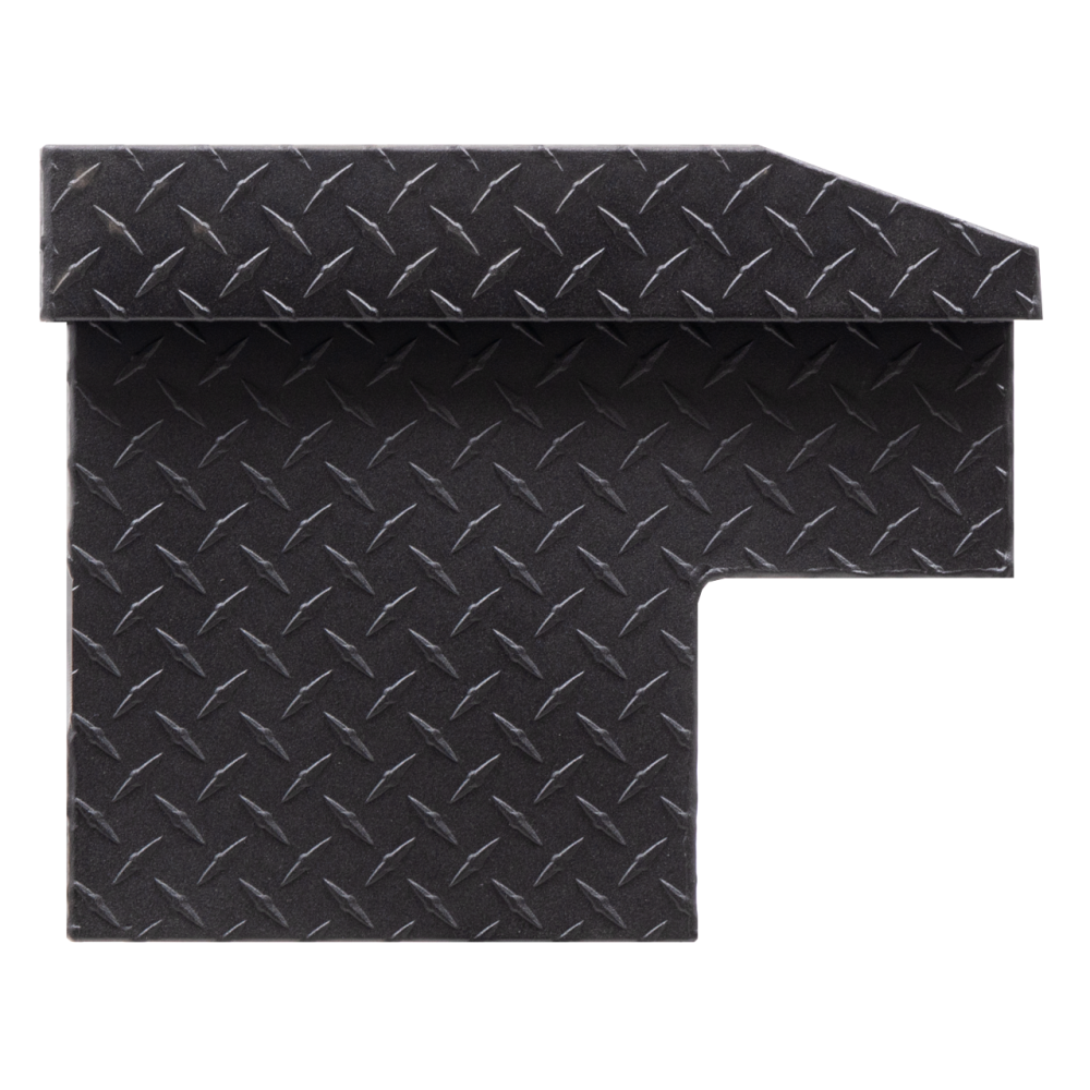 Weather Guard 87 Lo-Side Truck Tool Box Aluminum Textured Matte Black