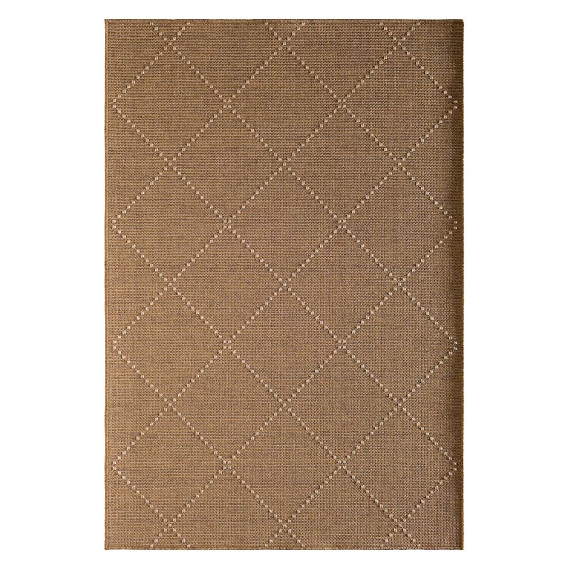 Loomaknoti Santorini Crossways Lattice Indoor Outdoor Rug