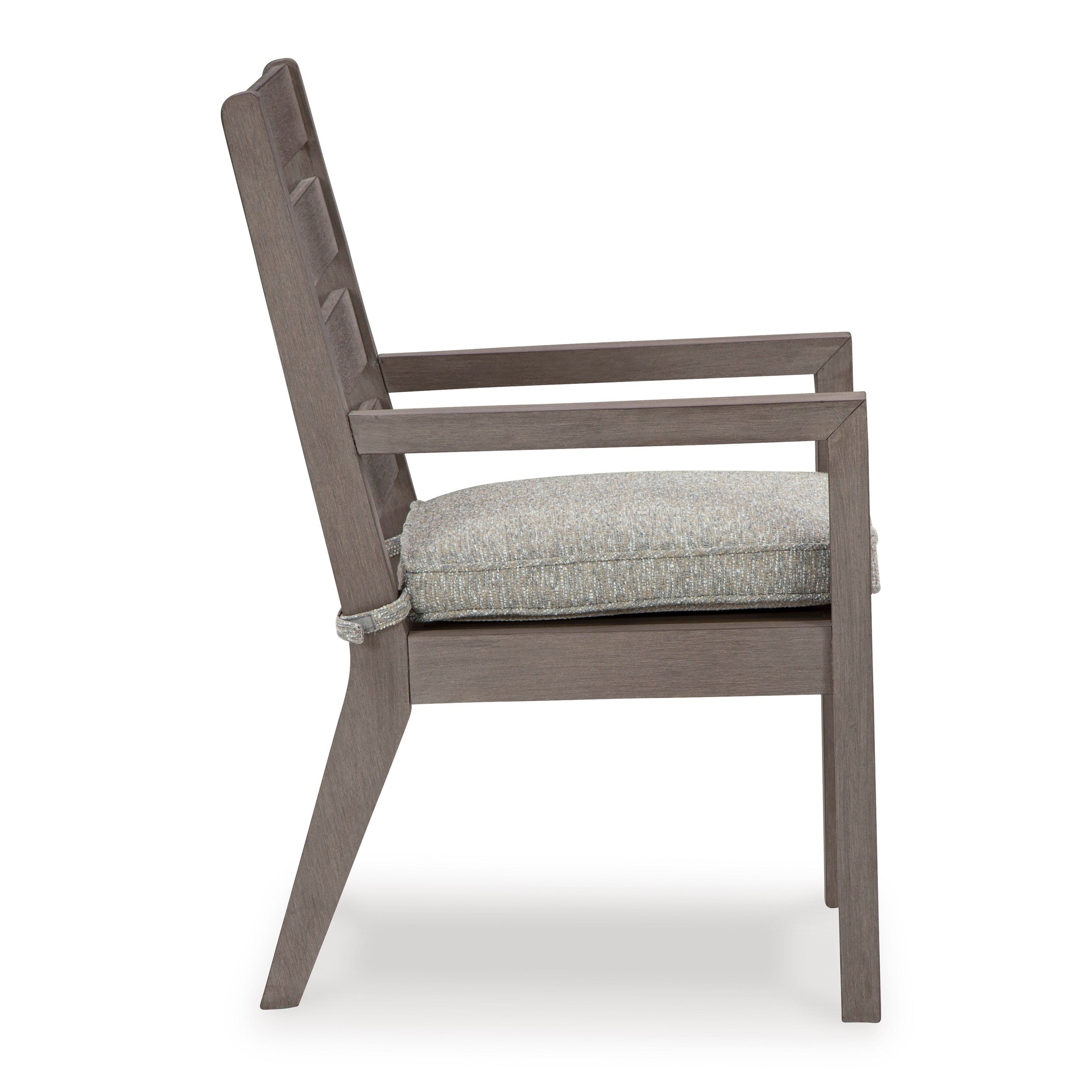 Poly Teak Taupe Outdoor Dining Chairs & Benches