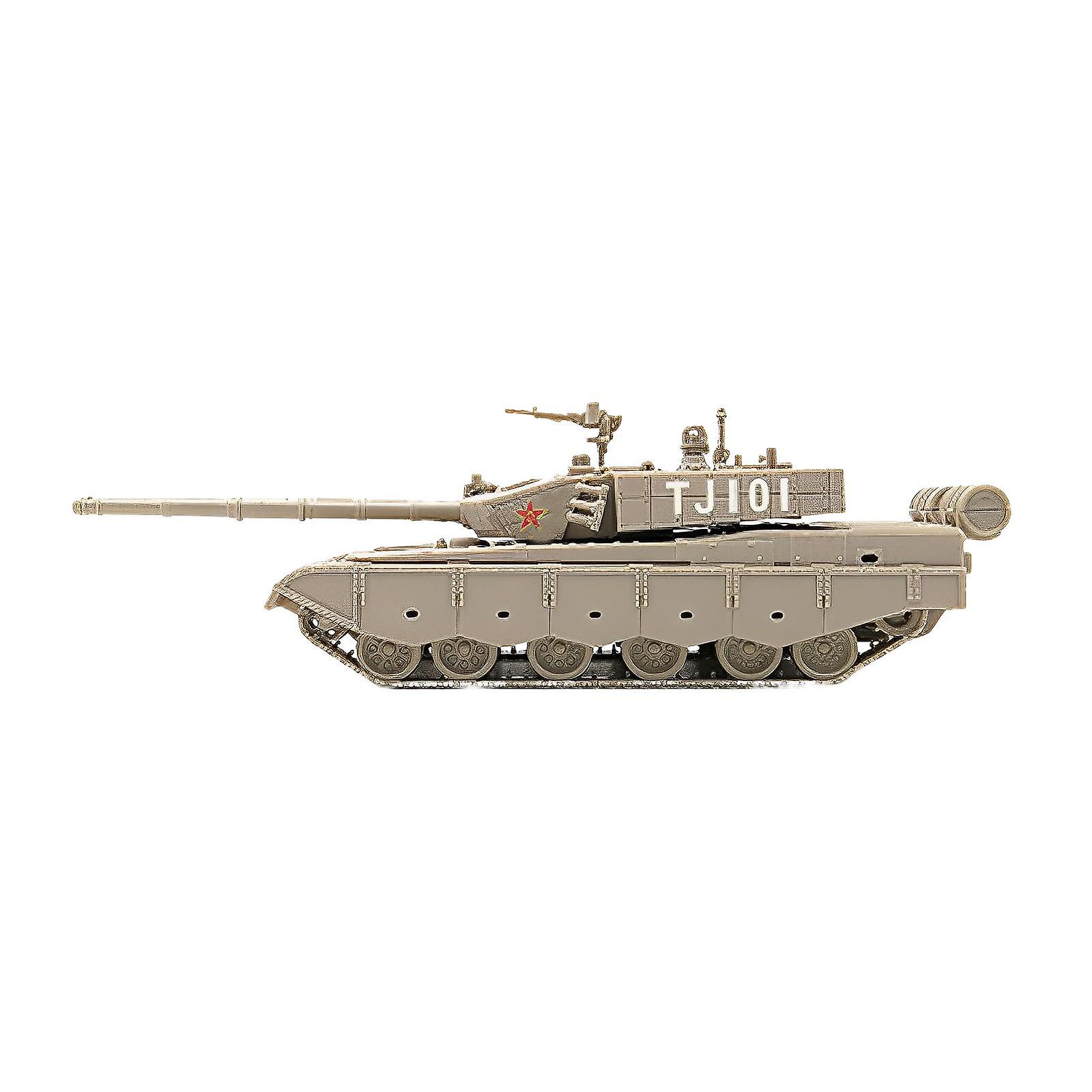 1:72 Scale Puzzles Miniature Armored Tank Toy For Adults Boys Tabletop Decor Khaki