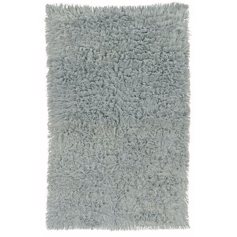 Linon New Flokati Light Grey Rug