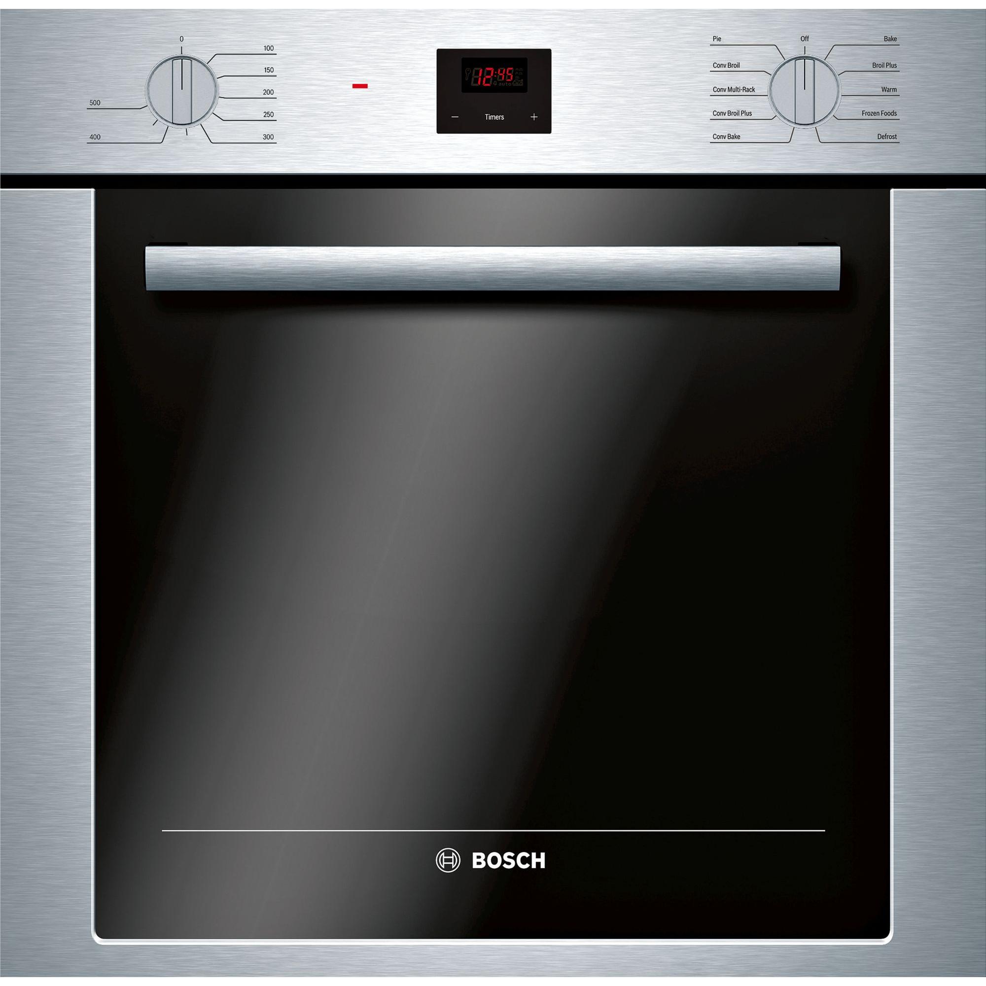 Bosch 24-inch, 2.8 cu.ft. Built-in Single Wall Oven with Genuine European Convection HBE5453UC