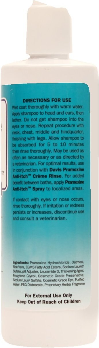 Davis Pramoxine Anti-Itch Dog and Cat Creme Rinse， 12-oz bottle