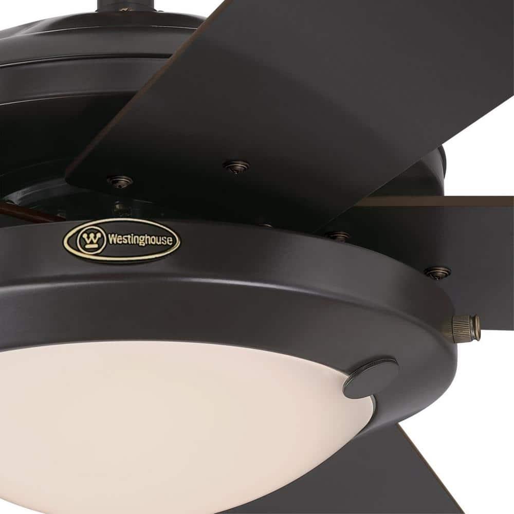 Westinghouse Comet 52 in Integrated LED Indoor Espresso Ceiling Fan with Light Kit