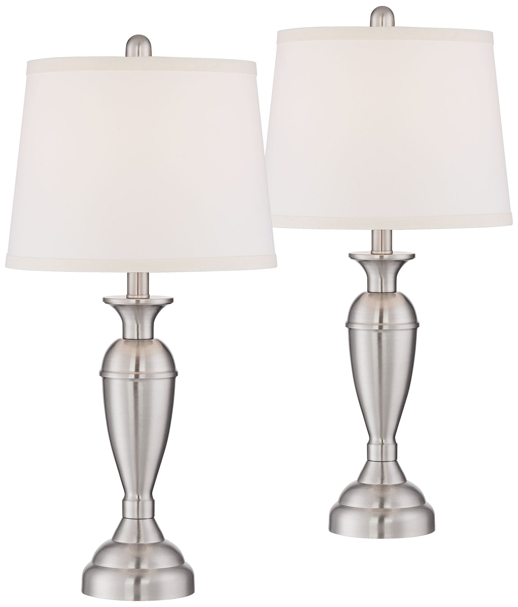 Regency Hill Traditional Table Lamps Set of 2 25