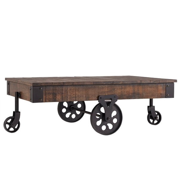 Myra Industrial and Rustic 47-inch Coffee Table by iNSPIRE Q Classic