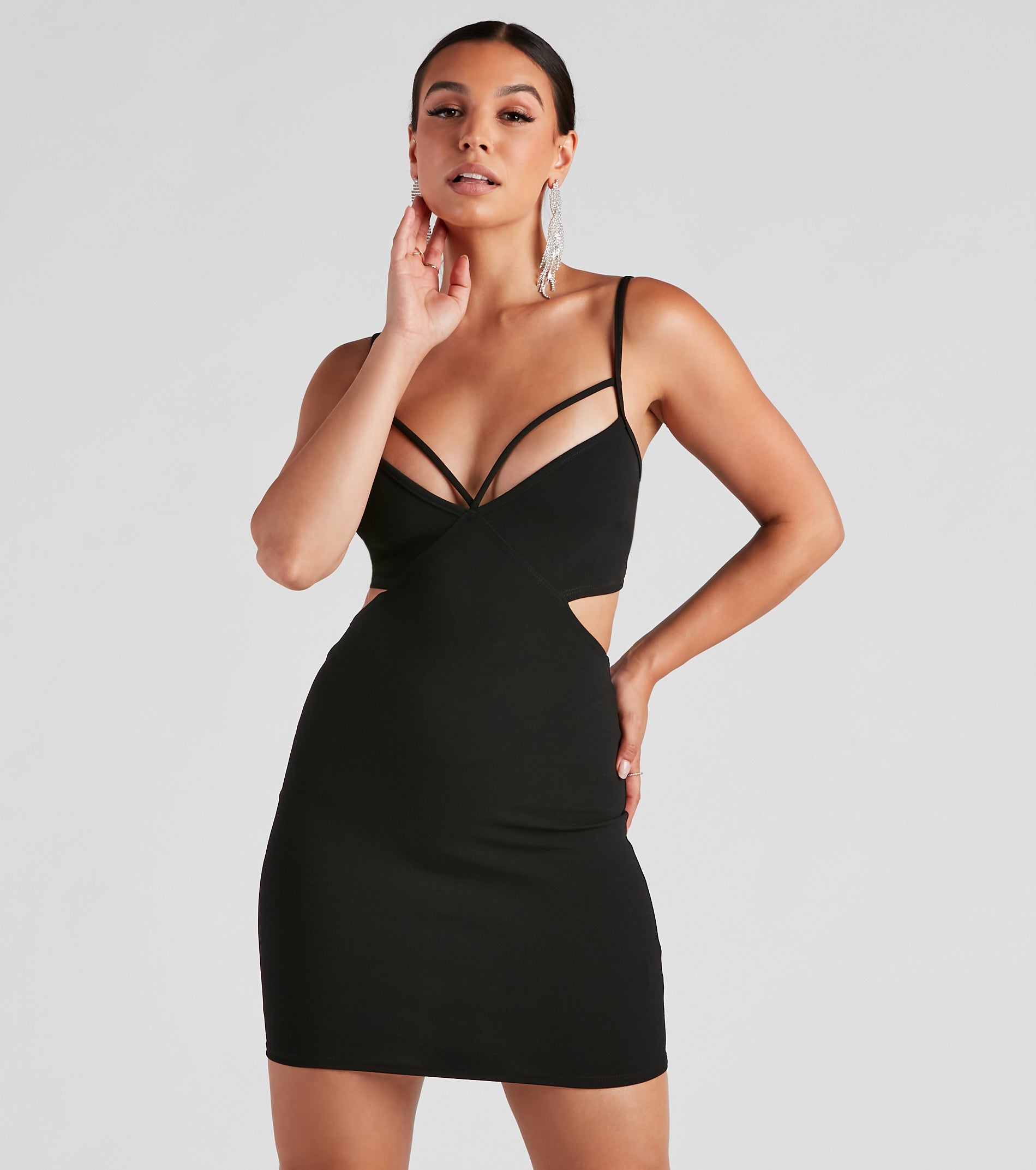 Cut Above The Drama Mini Dress