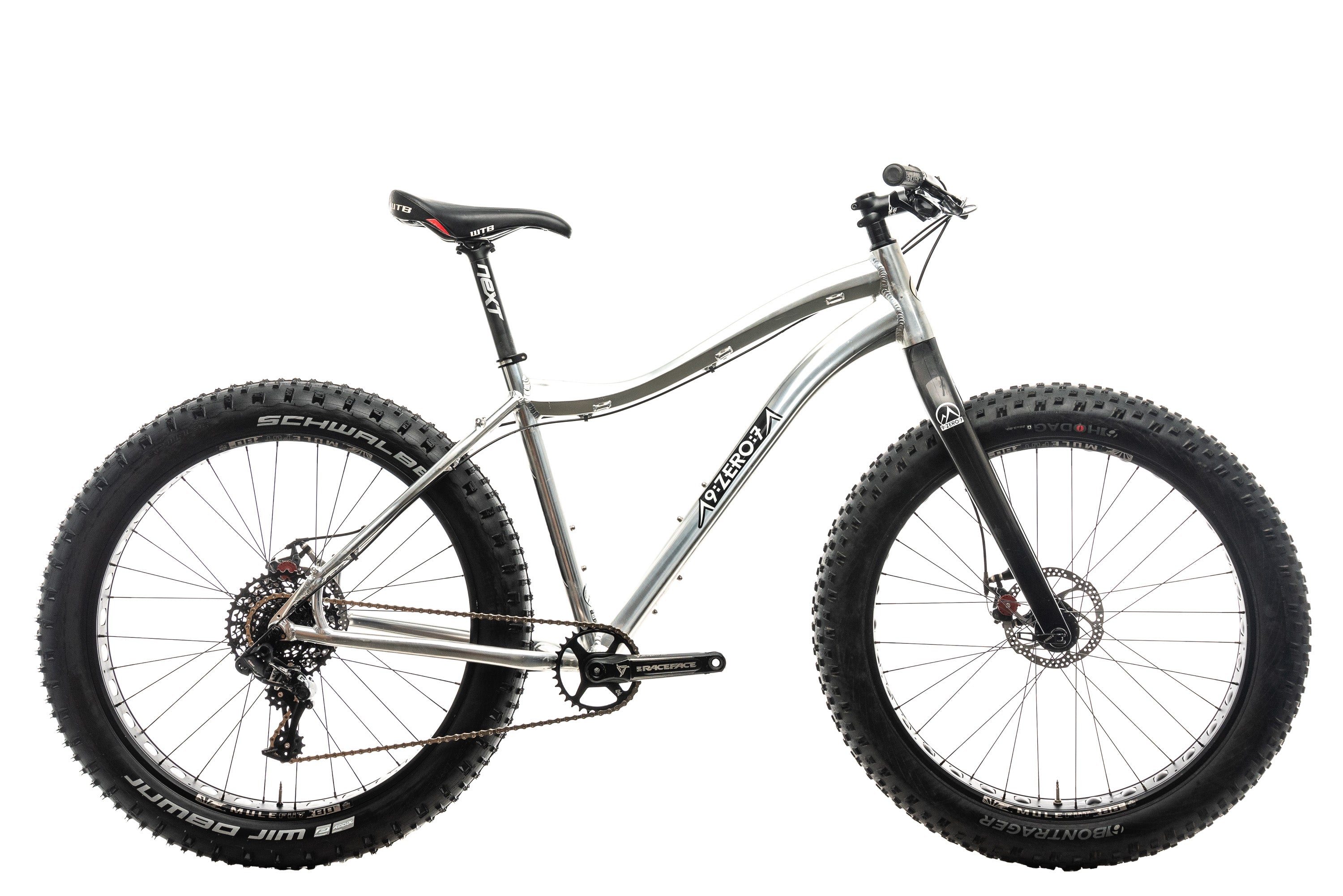 9:Zero:7 Whiteout AL Fat Bike - Large