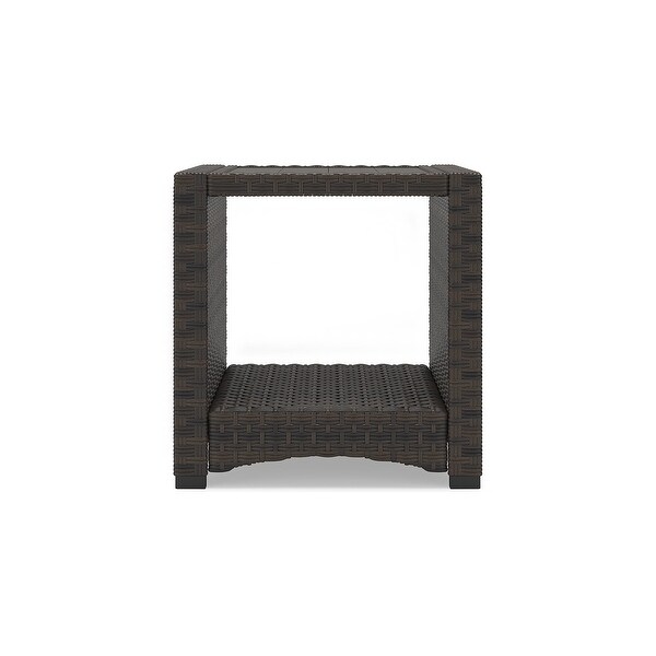 Signature Design by Ashley Windglow Brown Outdoor End Table