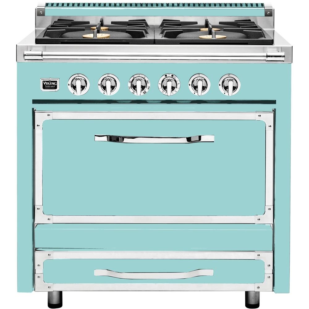 Viking 36-inch Freestanding Dual Fuel Range with 4 Burners TVDR361-4BBW