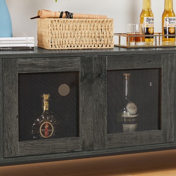 Modern wine bar cabinet， console table， TV cabinet， sideboard with storage compartment